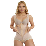 Cargar imagen en el visor de la galería, [V-132] Faja Body Cachetero Tira Ancha Ajustable y Broche Intimo de 3
