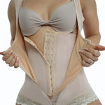 Cargar imagen en el visor de la galería, [V-132] Faja Body Cachetero Tira Ancha Ajustable y Broche Intimo de 3
