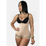 Cargar imagen en el visor de la galería, [V-180] Faja Body Short Encaje Doble Compresión Cintura Avispa
