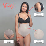 Cargar imagen en el visor de la galería, [V-064] Faja body Strapless Levanta Glúteos de Algodón y Powernet
