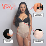 Cargar imagen en el visor de la galería, [V-058] Faja Reductora Body Encaje Strapless Vicky Moldeadora
