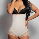 Cargar imagen en el visor de la galería, [V-070] Faja Moldeadora Reductora Body Short Encaje
