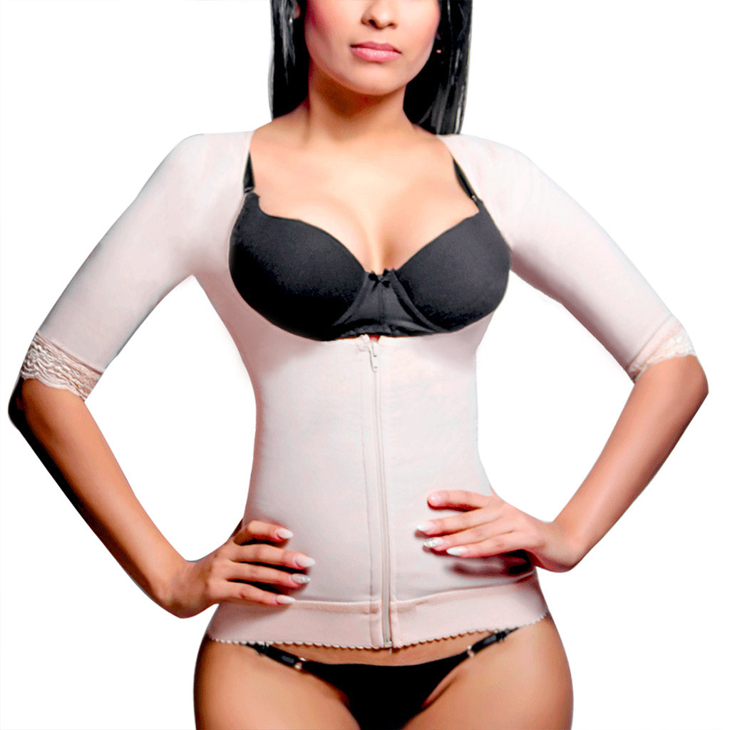 [V-046] Faja reductora con mangas corrector de postura Vicky
