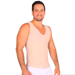 Cargar imagen en el visor de la galería, [V-101] Faja de Hombre Camiseta Doble Capa Ginecomastía
