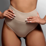 Cargar imagen en el visor de la galería, [V-009] Faja Semi Hilo Ajuste bajo de Algodón Reduce y Moldea
