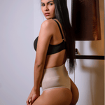 Cargar imagen en el visor de la galería, [V-009] Faja Semi Hilo Ajuste bajo de Algodón Reduce y Moldea
