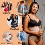 Cargar imagen en el visor de la galería, [V-011] Faja Semi Hilo Ajuste Completo de Algodón
