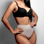 Cargar imagen en el visor de la galería, [V-023] Faja Semi Hilo Ajuste Medio Powernet y Algodón Vicky
