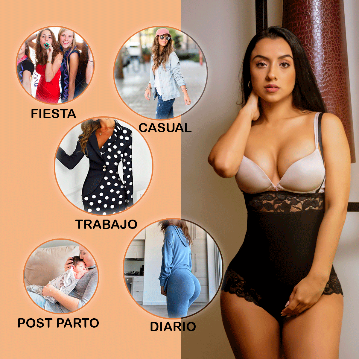 [V-026] Faja Body Moldeadora Vicky post operatoria o diaria