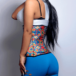 Cargar imagen en el visor de la galería, [V-035] Faja Reductora Cintura Avispa Modeladora Triple Capa
