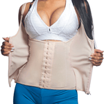 Cargar imagen en el visor de la galería, [V-048] Faja Chaleco Doble Presión de Tirantes Removibles Reloj de arena
