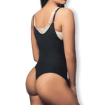 Cargar imagen en el visor de la galería, [V-065] Faja Body Semi Hilo Levanta Glúteos de Algodón y Powernet
