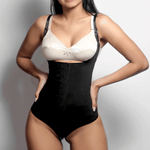 Cargar imagen en el visor de la galería, [V-065] Faja Body Semi Hilo Levanta Glúteos de Algodón y Powernet
