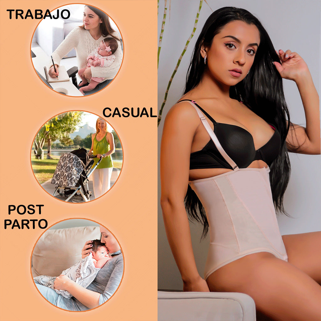 [V-090] Faja Post Parto Reafirmante de Alta compresión Vicky