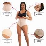 Cargar imagen en el visor de la galería, [V-063] Faja body calzón con broche íntimo de 3 niveles
