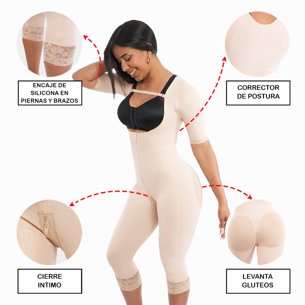 [V-120] Faja Enteriza Pescador Levanta Glúteos Post Cirugía O Parto