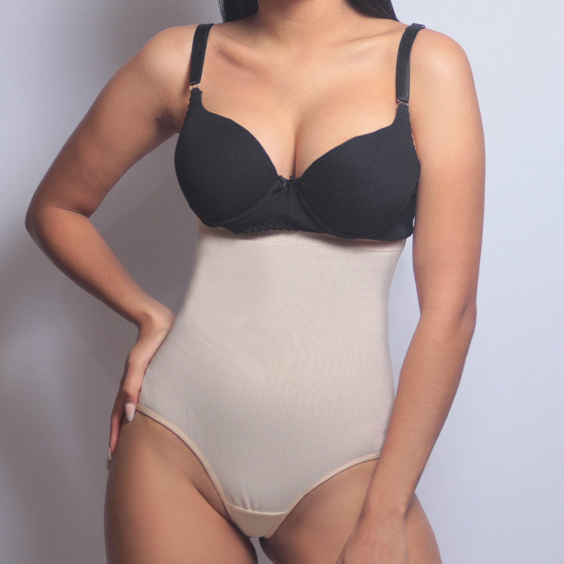 [V-021] Faja Mujer Reductor Moldeador Vicky Ajuste Alto Con Algodón